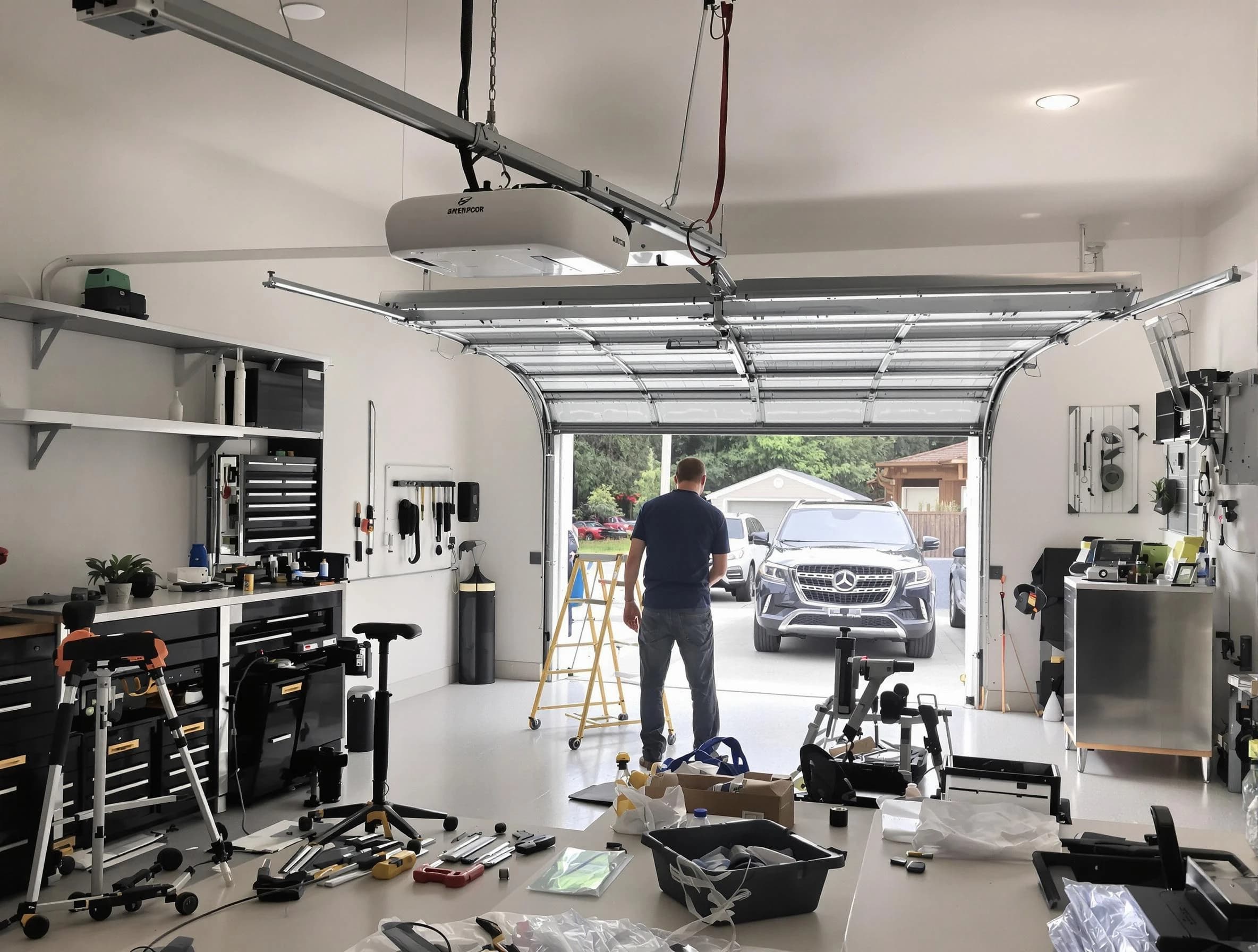 Garage door opener installation by Clarkston Garage Door Repair in Clarkston