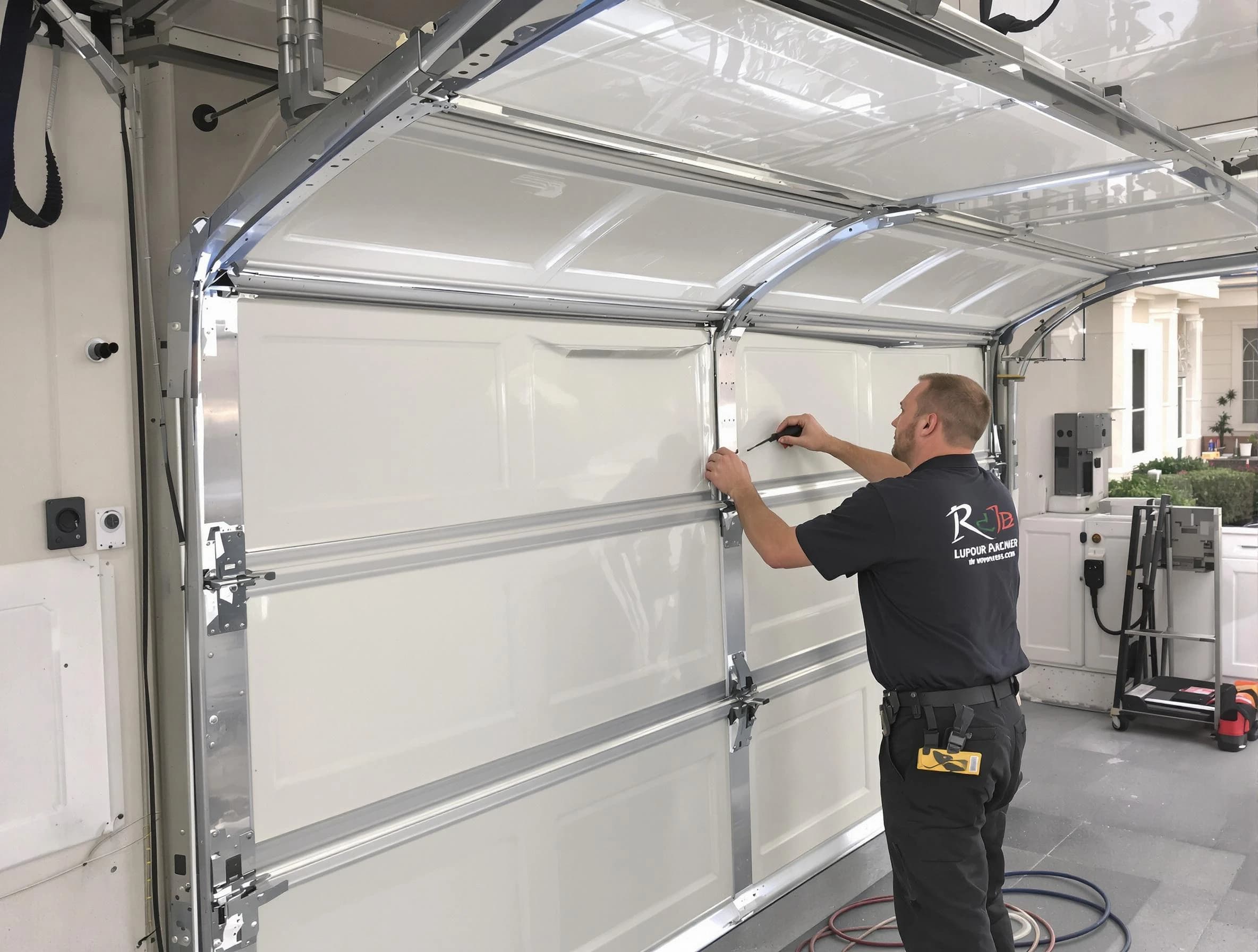 Clarkston Garage Door Repair professional performing panel repair in Clarkston