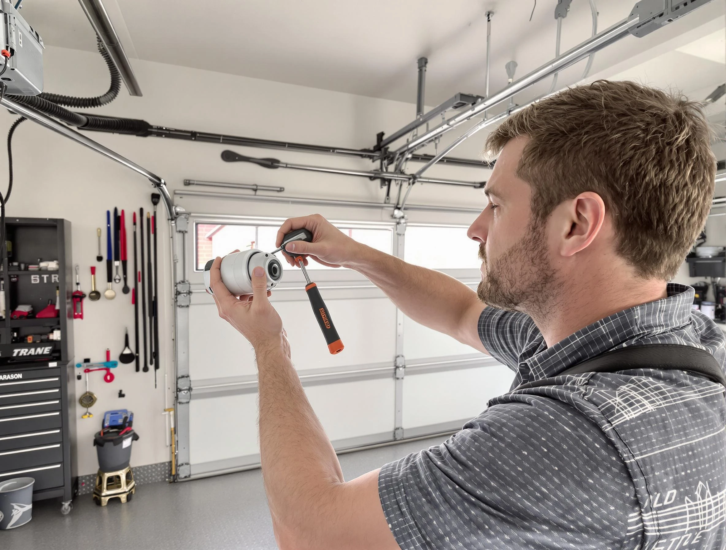 Garage door opener repair service by Clarkston Garage Door Repair in Clarkston