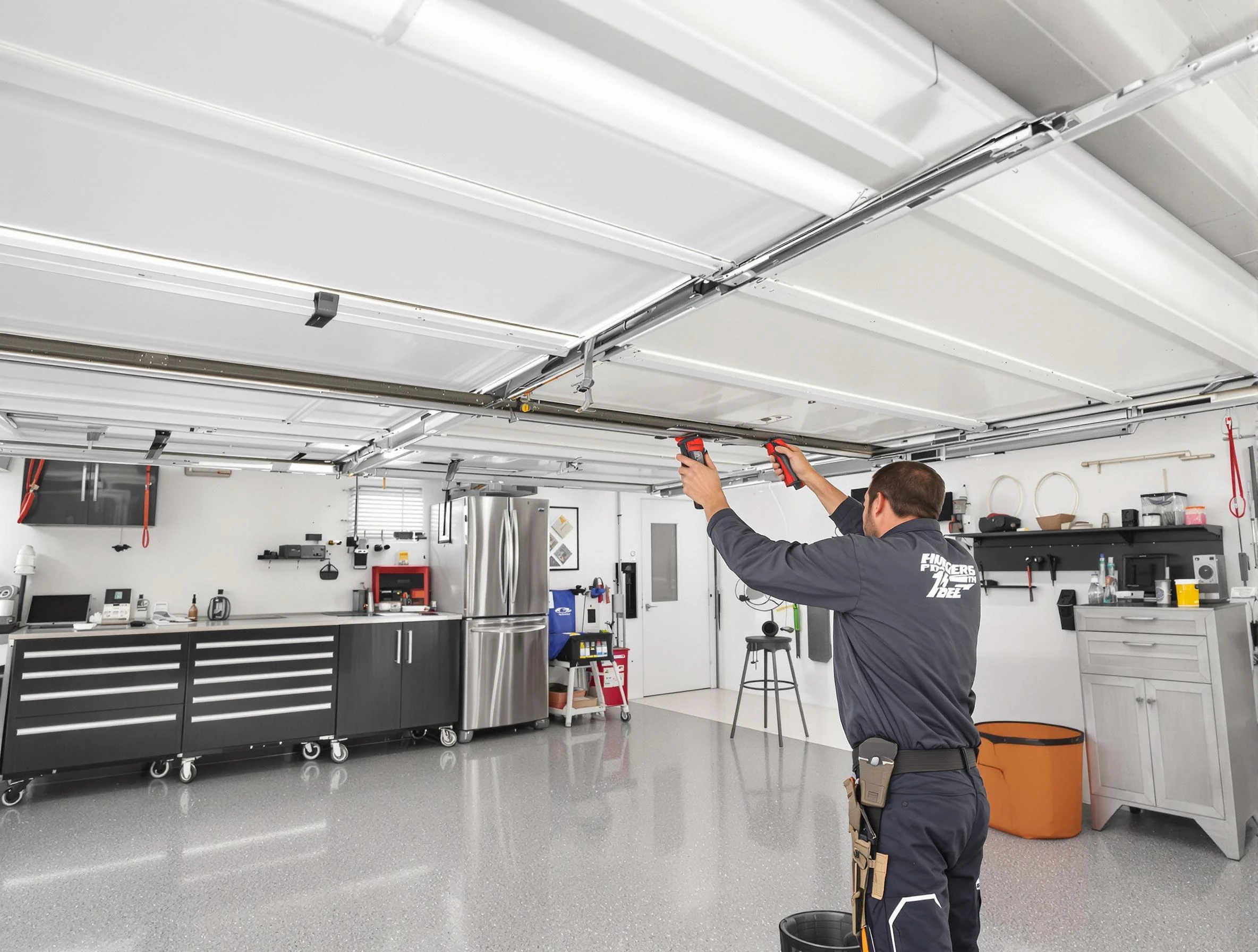 Overhead garage door repair service by Clarkston Garage Door Repair in Clarkston